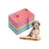 Soft and Absorbent Dog Microfiber Towels for Small Medium Large Pets - 8 Colors