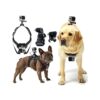 Soft and Adjustable Dog Harness Mount for Chest and Back Fixation for Gopro Cameras