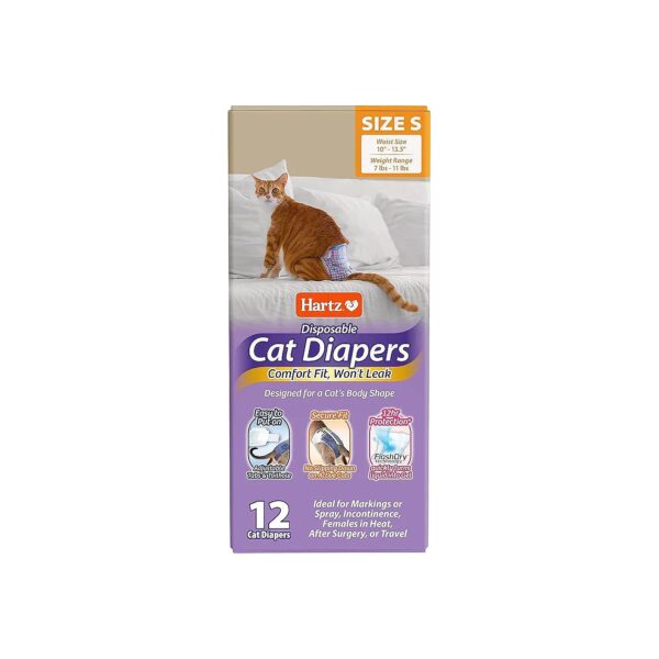 Soft and Breathable Diapers for Comfortable Cat Wear