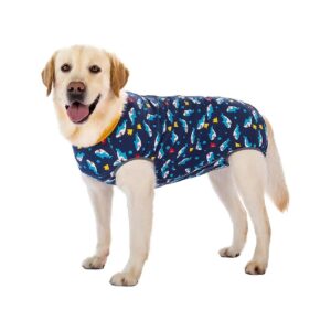 Soft and Breathable Dog Recovery Suit for Female Male Dogs After Surgery