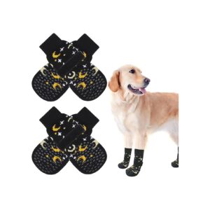 Soft and Breathable Dog Socks for Senior Paws with Anti-Slip soles and Adjustable Straps