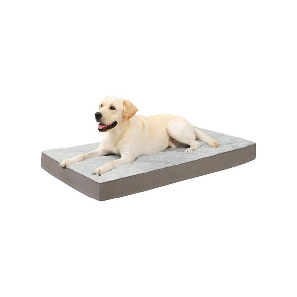 Soft and Breathable Orthopedic Dog Bed with Egg Crate Foam and Waterproof Cover