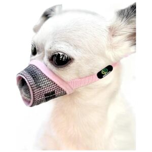 Soft and Breathable Puppy Muzzle Prevents Eating Poop and Rocks for Safe Socialization