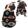 Soft and Breathable Small Dog Sweater with Hat and Zipper Closure Polyester Cotton Blend