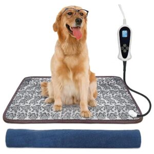 Soft and Comfortable Dog Bed with Adjustable Heat and Waterproof Design