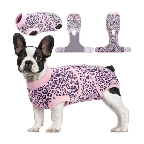 Soft and Comfortable Dog Recovery Onesie for Abdominal Wounds Skin Disease Pet Protection