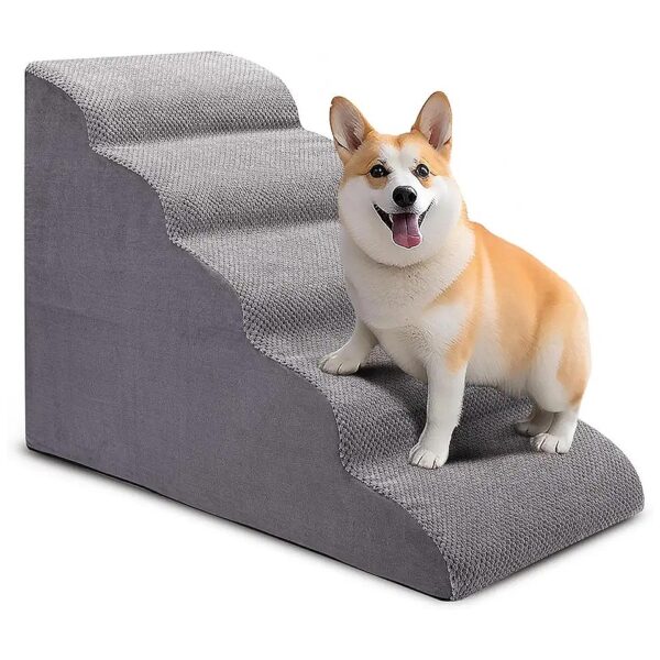 Soft and Comfortable Foam Dog Ramps for Small Pets and Older Dogs