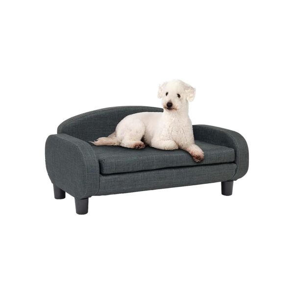 Soft and Comfortable Pet Sofa with Foam Padding and Removable Mattress Cover