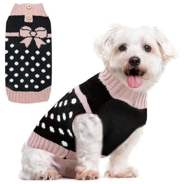 Soft and Comfortable Small Dog Sweater for Small and Medium Dogs and Cats