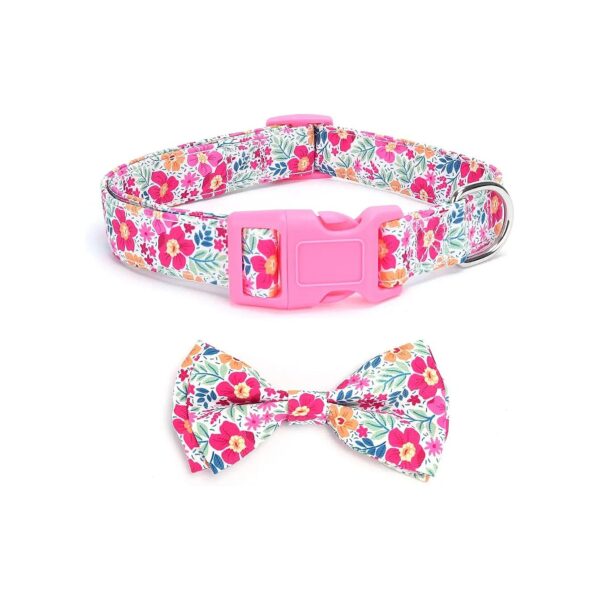 Soft and Comfy Bowtie Dog Collar for Small Medium Large Female Dogs