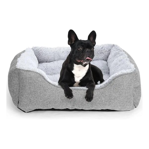 Soft and Comfy Small Dog Bed for Small Dogs and Cats with Anti-Slip Bottom