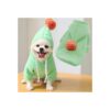 Soft and Cozy 3D Designed Green Hoodie Sweatshirts for Small to Medium Dogs and Cats