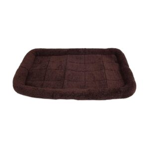 Soft and Cozy Crate Mat for Small Pets, 35x5, Brown