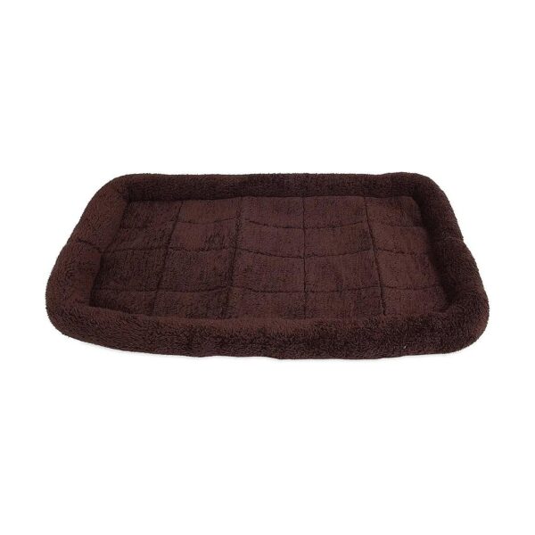 Soft and Cozy Crate Mat for Small Pets, 35x5, Brown