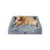 Soft and Cozy Dog Bed for Large Dogs with Short Plush Surface and Non-Skid Bottom