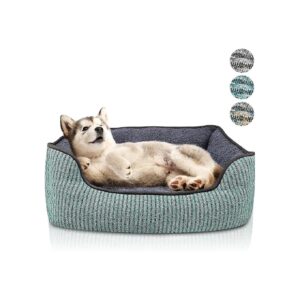 Soft and Cozy Dog Bed for Small Dogs and Cats with Removable Pillow