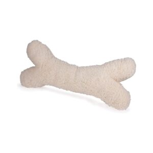 Soft and Cozy Dog Bone Toy for All Breed Sizes with Machine Washable Design