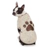 Soft and Cozy Faux Leather Dog Sweater for Small Medium Breeds