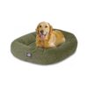 Soft and Cozy Faux Suede Dog Bed for Pet Relaxation