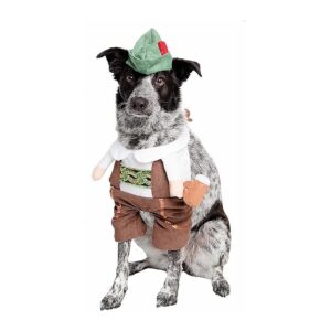 Soft and Cozy German Style Dog Costume, Ideal for X-Large Dogs, Christmas and Halloween