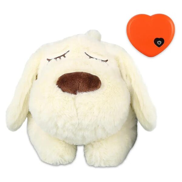 Soft and Cozy Heartbeat Puppy Toy for Dog Crate Training and Kennel Relief