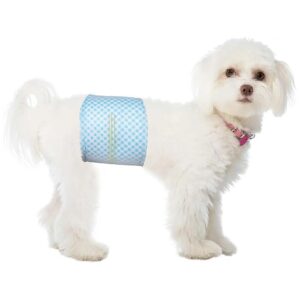 Soft and Cozy Male Dog Diapers for Male Dogs in S Size with Wetness Indicator