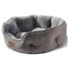 Soft and Cozy Pet Bed for Small Dogs and Cats with Anti-Slip Oxford Bottom