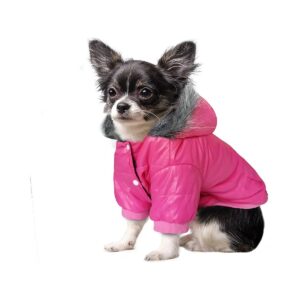 Soft and Cozy Pink Puppy Coat, XXL Size, Lightweight and Durable, for 15-20 Pound Dogs