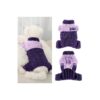 Soft and Cozy Polyester Fleece Puppy Sweater for Small Dogs, Great for Fall and Winter