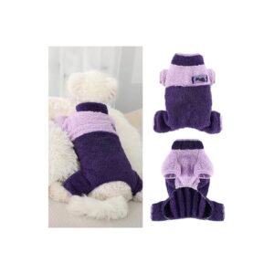 Soft and Cozy Polyester Fleece Puppy Sweater for Small Dogs, Great for Fall and Winter