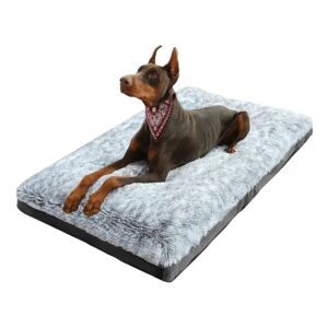 Soft and Cuddly Dog Bed for Large Dogs with Breathable Filling and Machine Wash