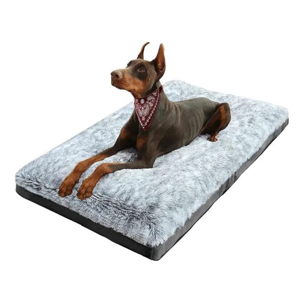 Soft and Cuddly Dog Bed for Large Dogs with Breathable Filling and Machine Wash