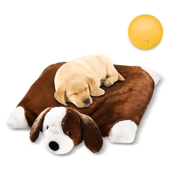 Soft and Cuddly Heartbeat Dog Toy for Sleep and Crate Training Aids