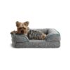 Soft and Cushy Memory Foam Dog Bed with Waterproof Velvet Cover and Removable Cover