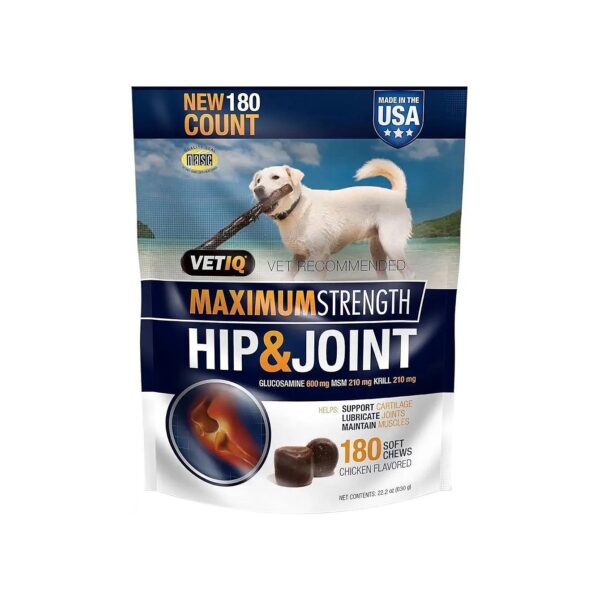 Soft and Delicious Chicken Flavor Hip and Joint Supplements for Adult Dogs