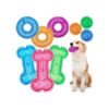 Soft and Durable 9-Piece Squeaky Dog Toy Collection for Teething and Training