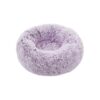 Soft and Durable Faux Fur Dog Bed, 28-Inch Large Round Cushion for Large Breeds