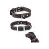 Soft and Durable Leather Dog Collar for Small to Extra Large Breed Dogs