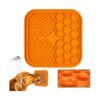 Soft and Durable Silicone Dog Slow Feeder Mat with Super Suction for Multiple Pets