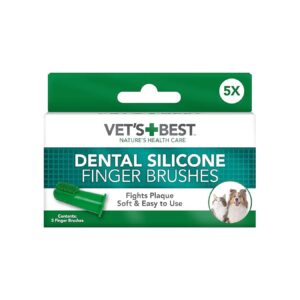 Soft and Effective Toothbrushes for Dog and Cat Dental Care - 5 Pack