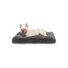 Soft and Fluffy Faux Fur Dog Pillow Bed Suitable for Kennels and Traveling