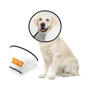 Soft and Gentle Cone Collar for Dogs with Injuries