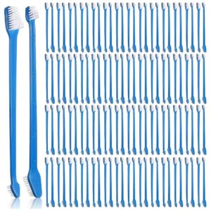 Soft and Gentle Pet Toothbrush Kit for Brushing Teeth of Dogs Cats and Most Pets