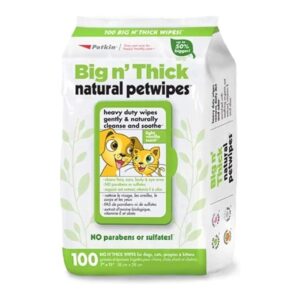 Soft and Gentle Pet Wipes with Natural Ingredients for Sensitive Skin