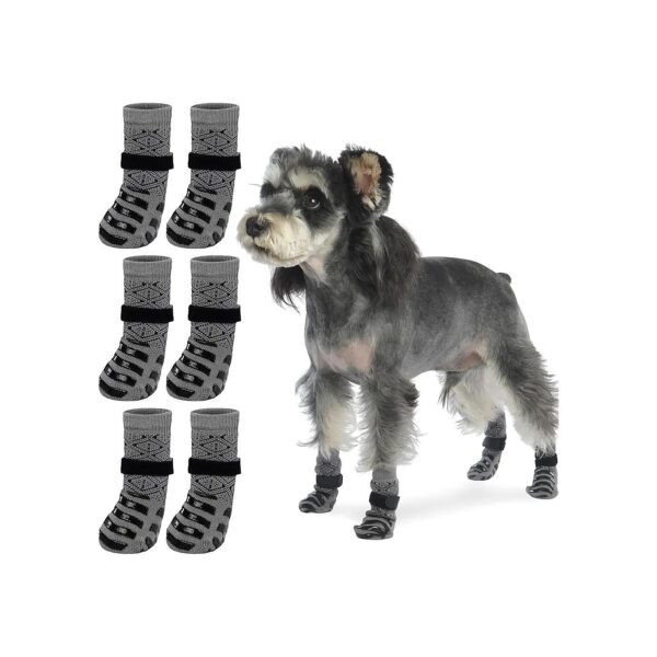 Soft and Grippy Dog Socks for Hard Floors and Pavement Protection for Small Dogs