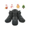 Soft and Lightweight Dog Paw Protector Socks with Christmas Accessories XS