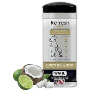 Soft and Safe Cleaning Wipes for All Dog Breeds, Fresh Scent