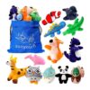 Soft and Safe Cotton Puppy Toys for Small Dogs, Squeaky Dog Chewing Toys for Teething