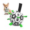 Soft and Safe Dog Ball with 9 Straps for Small Medium Breeds