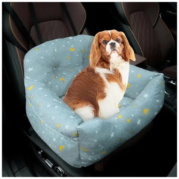 Soft and Safe Dog Car Seat with Adjustable Strap for Small and Medium Pets